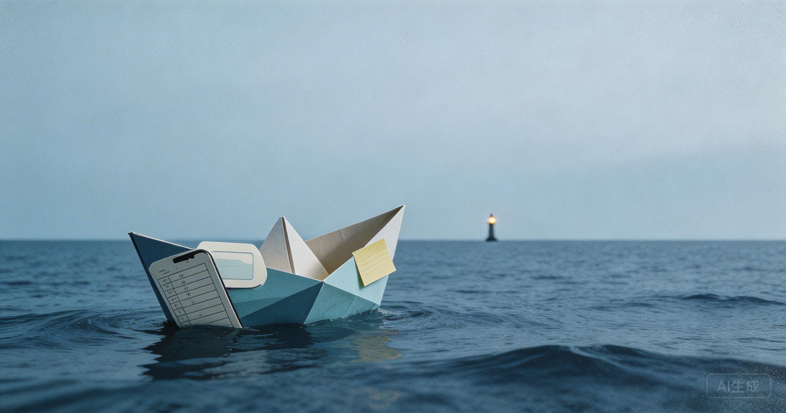 懂事的人在夜晚独自看着手机